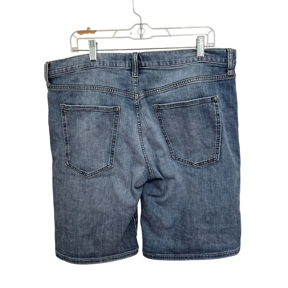 Banana Republic Premium Denim Mens‎ Medium Wash Stretch Jean Shorts Size 32